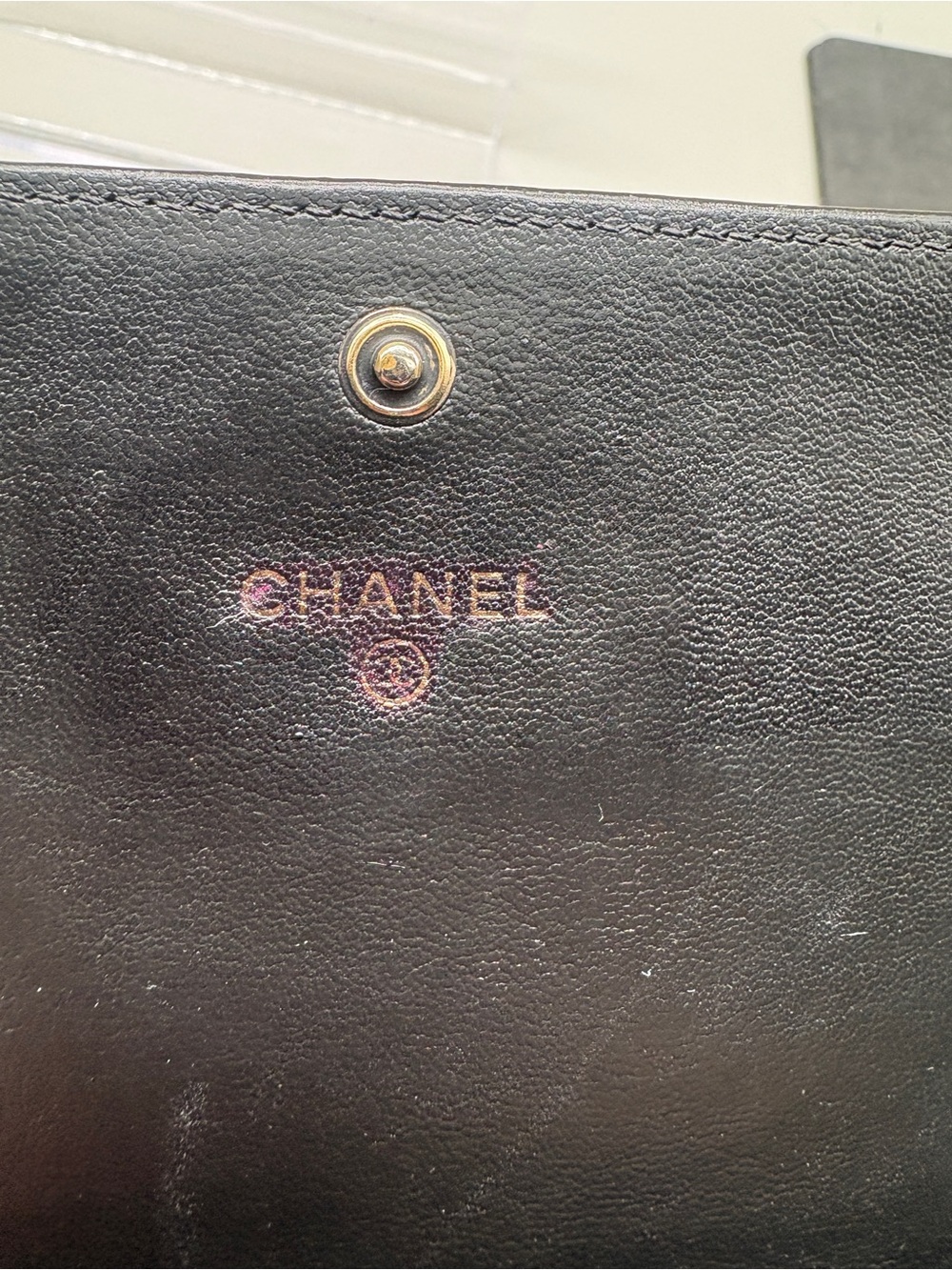 Chanel mademoiselle vintage quilted lambskin with pink and gold cc - Picture 6 of 9